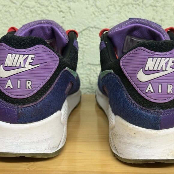 Size‎ 9.5 - Nike Air Max 90 Exotic Animal Pack - Violet Blend 2020 CZ5588-001 - Picture 4 of 10